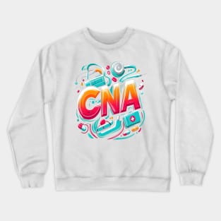 Tie Dye PCA Cute Nurse Day CNA RN Nurse Week Nursing Crewneck Sweatshirt